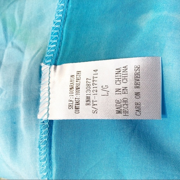 Leshop Blue Spaghetti Strap Cami Top NWT - Picture 6 of 6